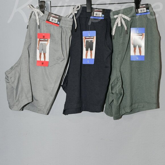 3 pairs Kirkland‎ Signature Men’s Lounge Shorts. Price is for 3 . - Picture 1 of 10